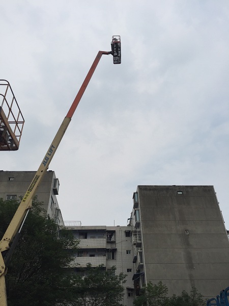 乐山高空作业车场地存放如何保养